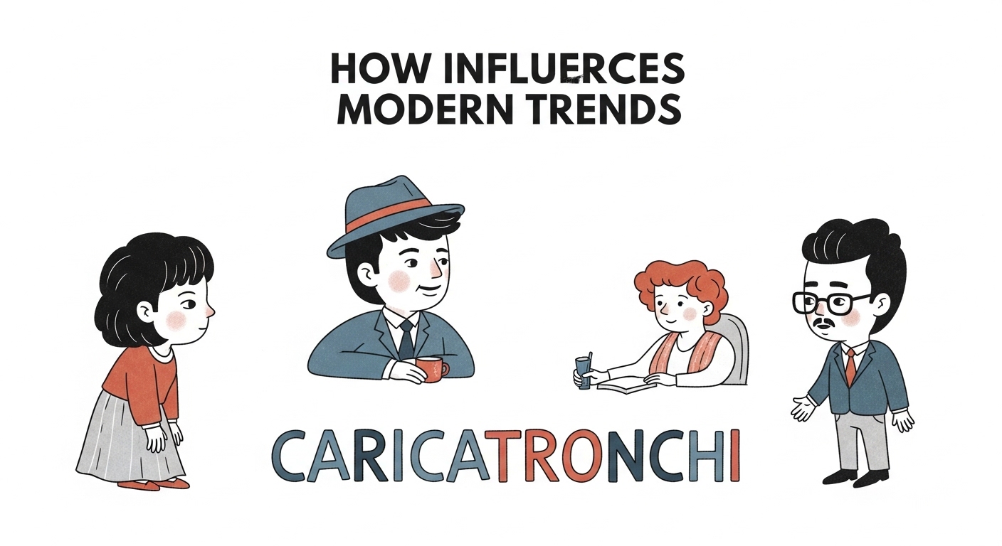 Caricatronchi: How Influences Modern Illustration Trends